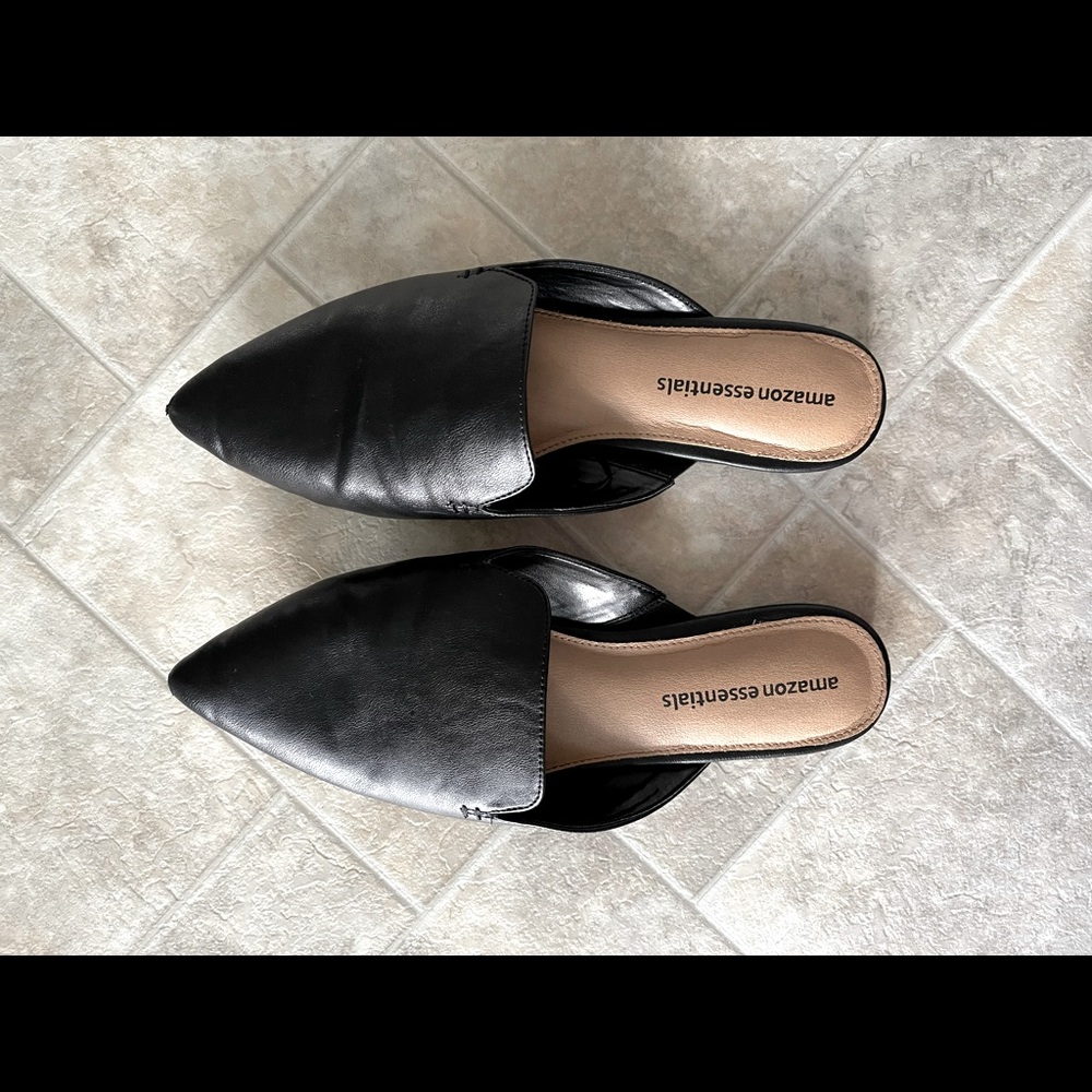 Black mules size 8.5